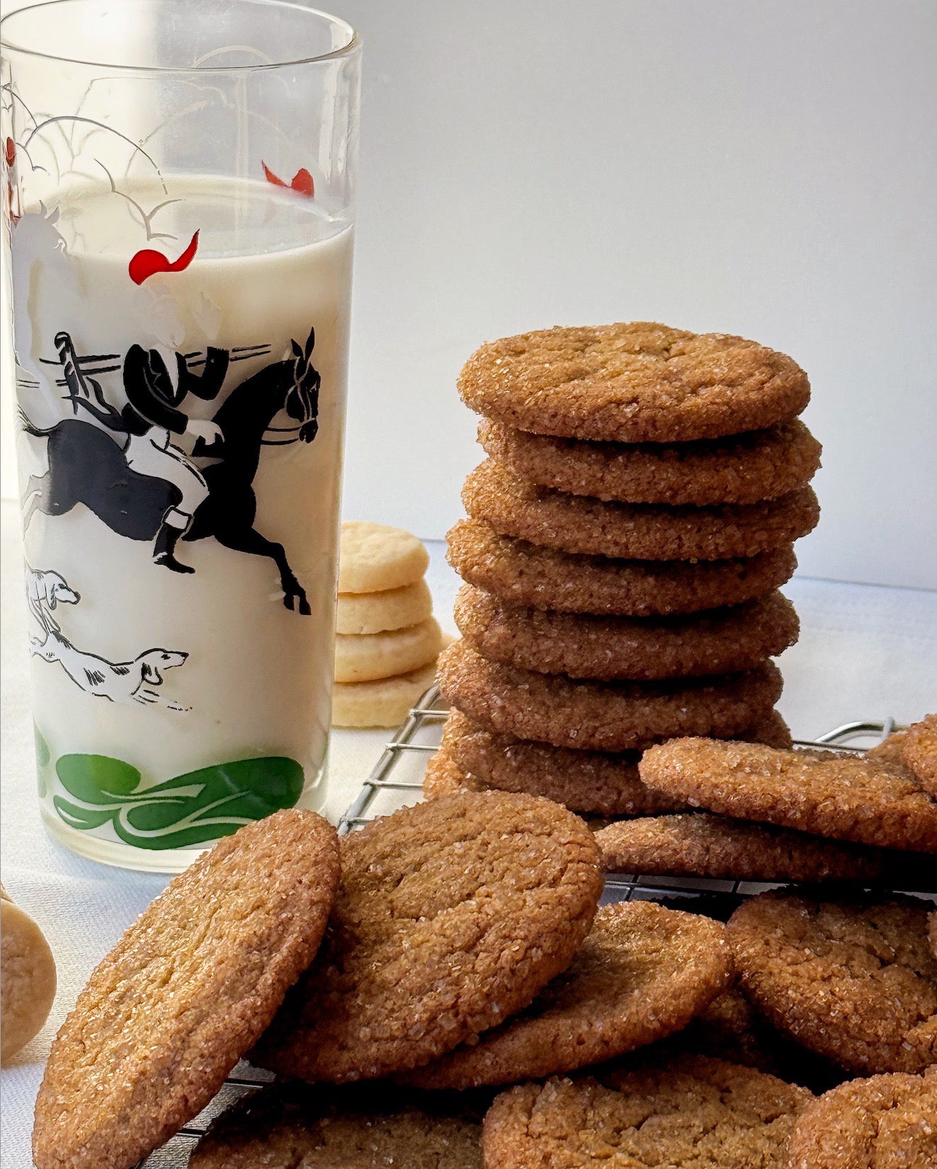 Sunday Crust soft ginger cookie with crackled sugar crust