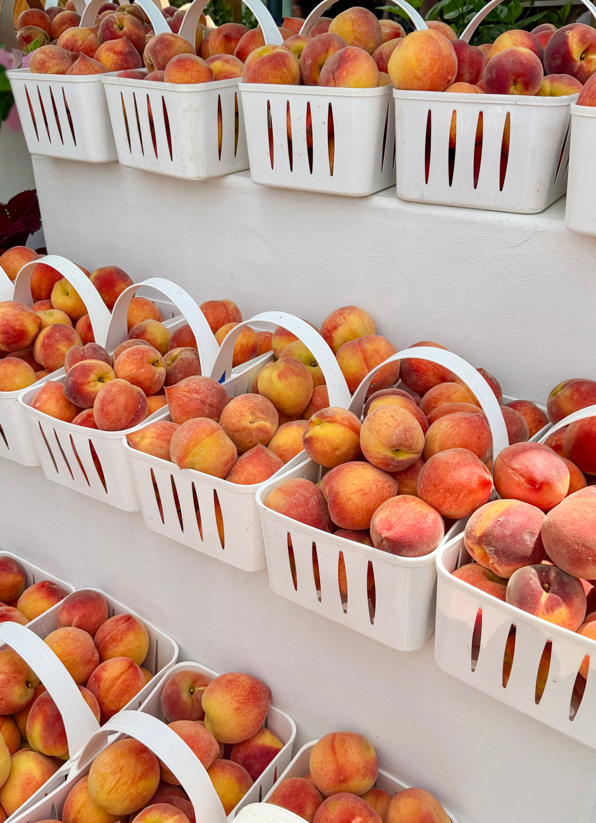 Fresh local peaches sourced for Sunday Crust Fresh Peach Pie